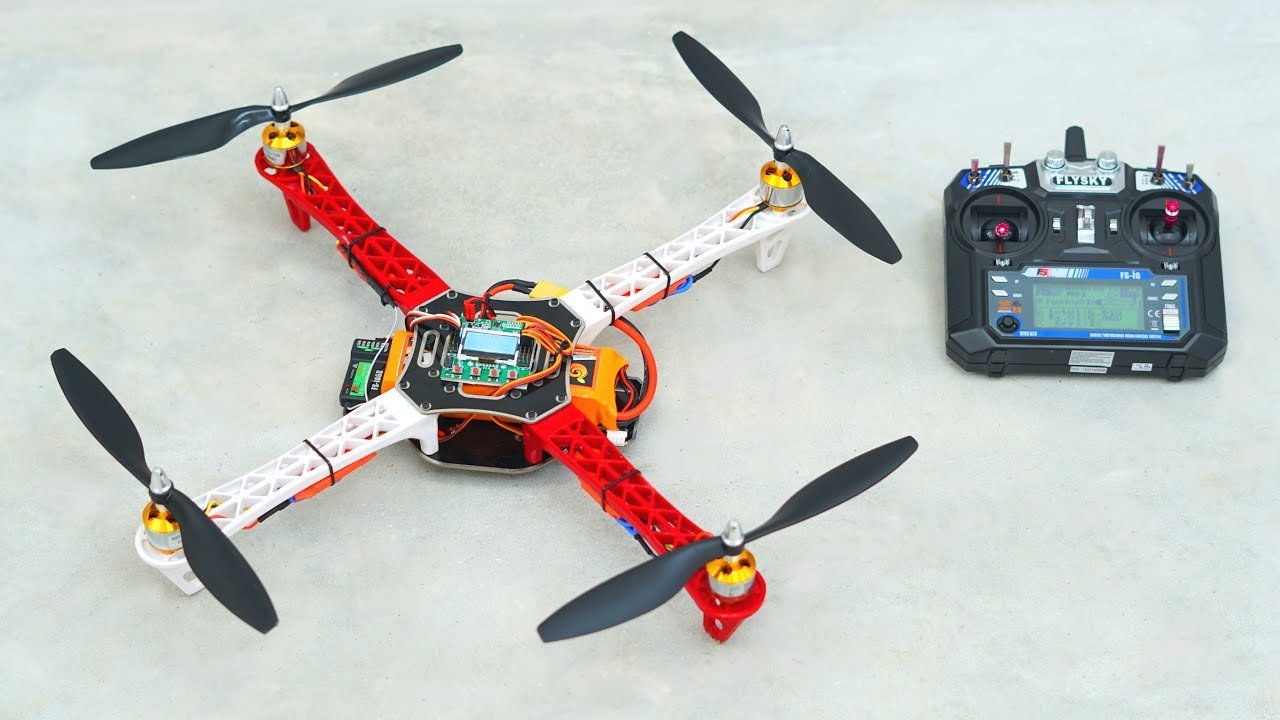 DIY Drone build kit with components